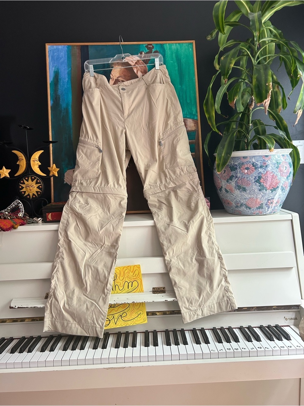 Vintage Windriver Khaki Convertible Carho Pants Zip Off Shorts Wet Dry Hiking